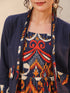 Women Ethnic Motifs Printed Pure Cotton Fit & Flare Midi Dress